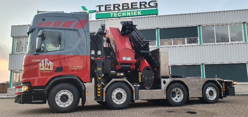 Aflevering Palfinger PK 165.002 TEC7